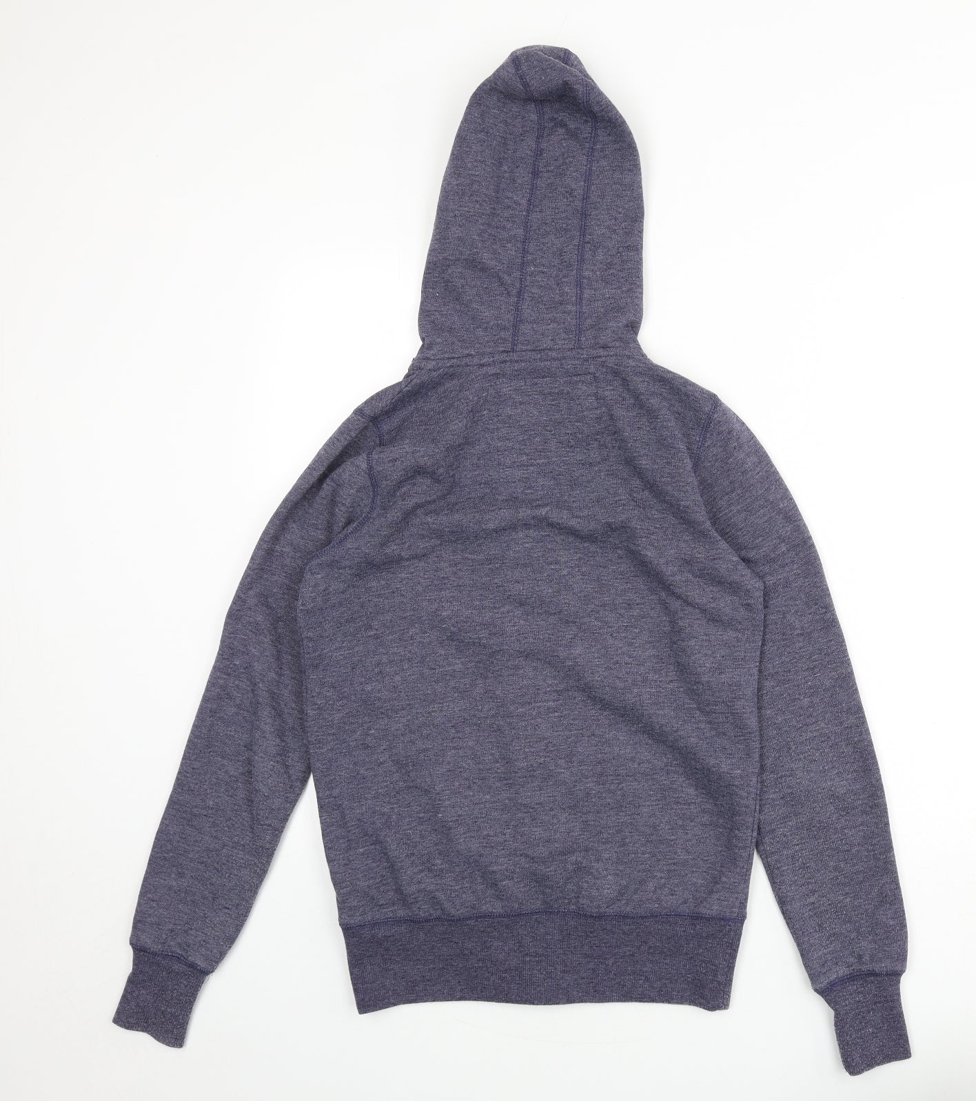 New Look Womens Blue Polyester Full Zip Hoodie Size 10 Zip