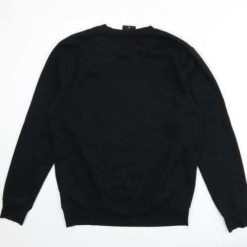 The Grinch Mens Black Polyester Pullover Sweatshirt Size L