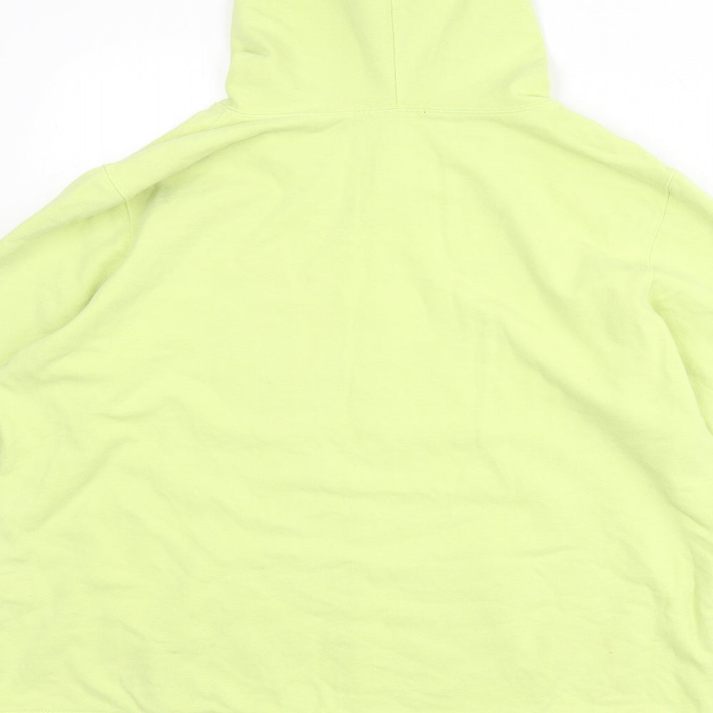 Gap Mens Yellow Cotton Pullover Hoodie Size XL