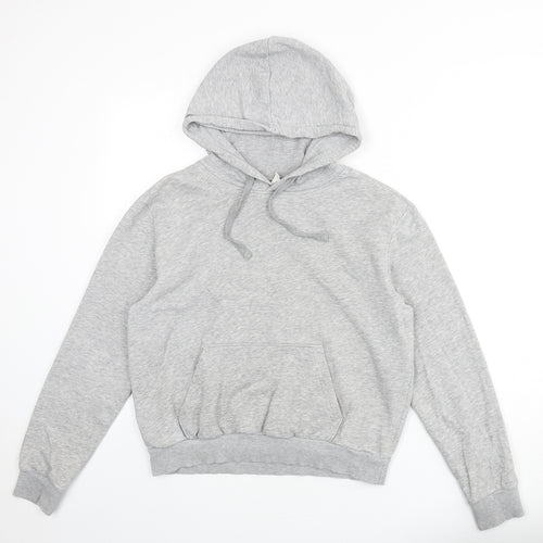 Divided by H&M Womens Grey Cotton Pullover Hoodie Size S Pullover