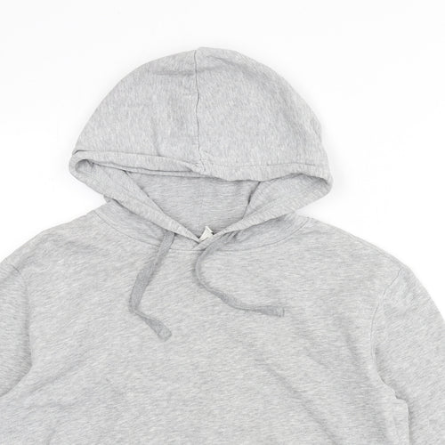 Divided by H&M Womens Grey Cotton Pullover Hoodie Size S Pullover