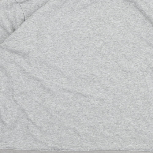 H&M Womens Grey Cotton Pullover Sweatshirt Size L Pullover - Slogan