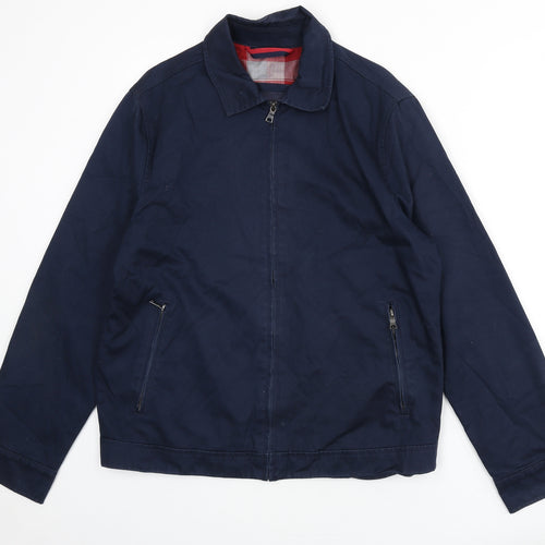 Blue Harbour Mens Blue Jacket Size M Zip