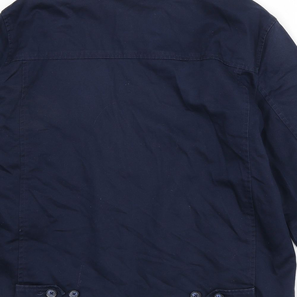 Blue Harbour Mens Blue Jacket Size M Zip