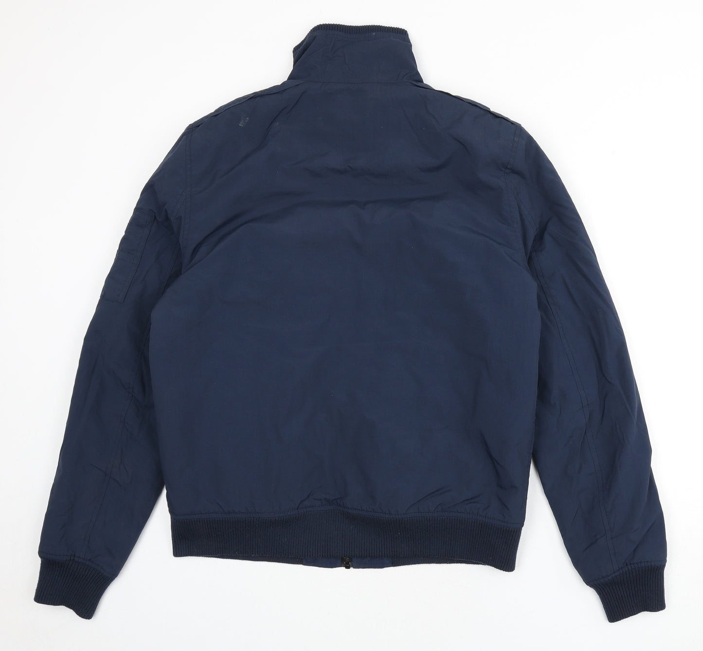 ASOS Mens Blue Bomber Jacket Jacket Size M Zip