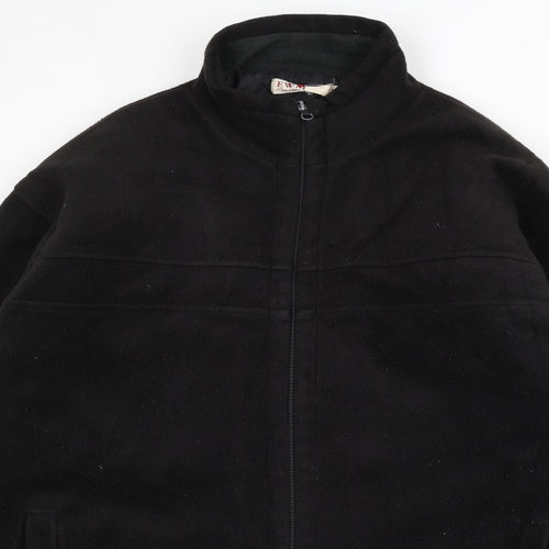 EWM Mens Black Jacket Size XL Zip