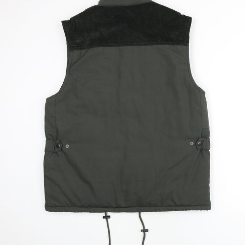 High Mount Mens Green Gilet Coat Size S Zip