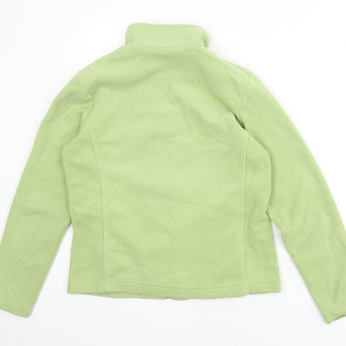 M&Co Womens Green Jacket Size M Zip