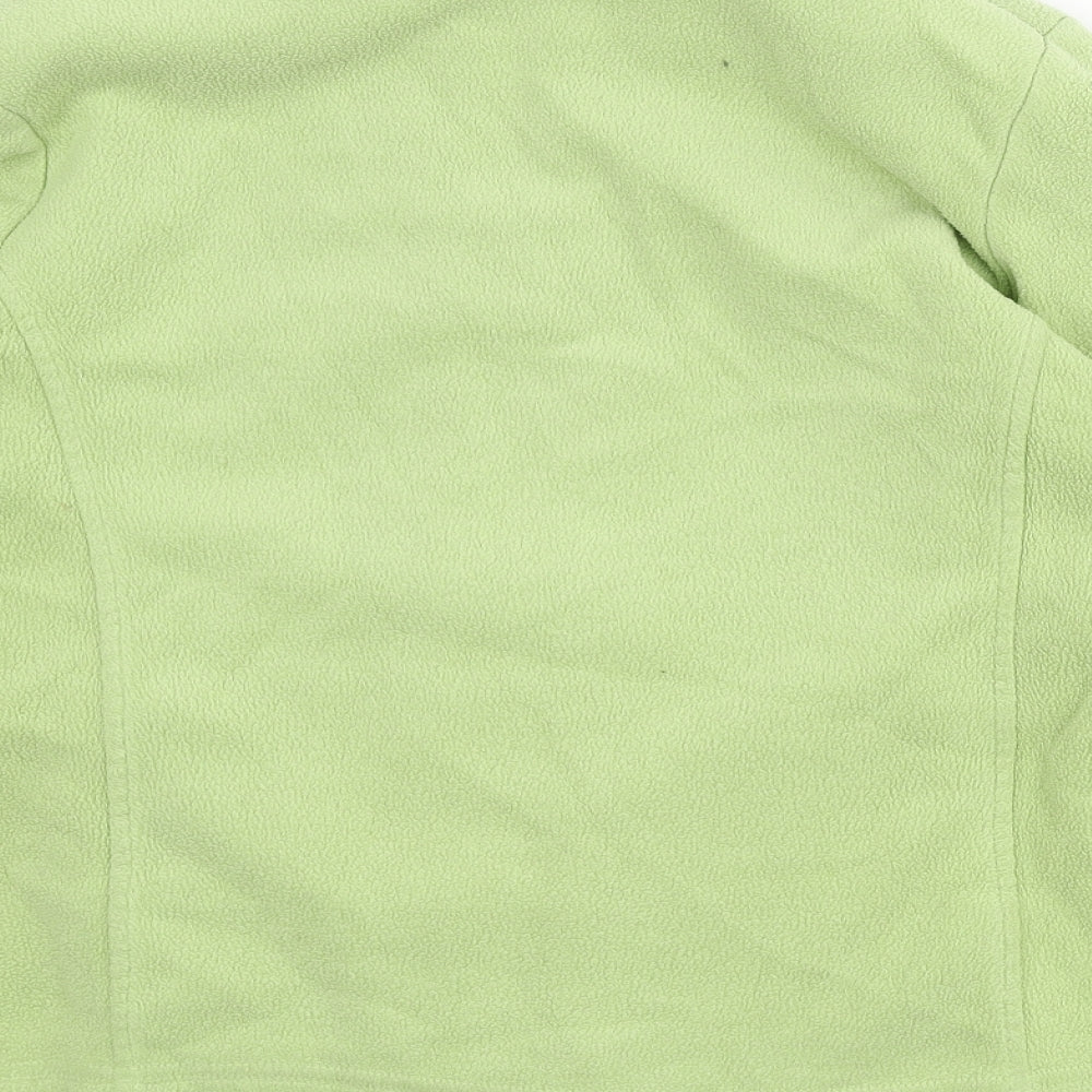M&Co Womens Green Jacket Size M Zip