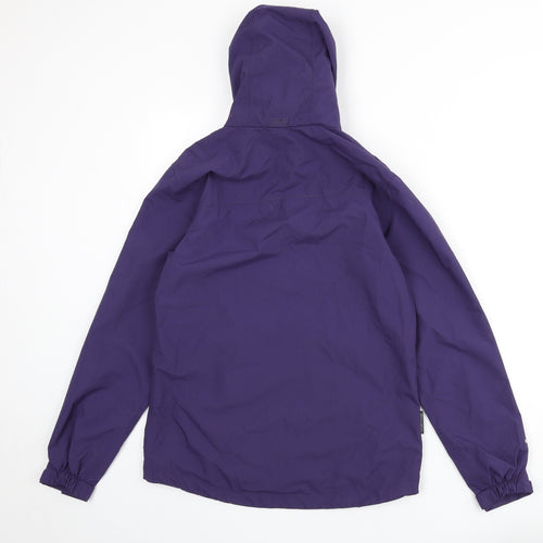 Karrimor Womens Purple Rain Coat Coat Size 8 Zip