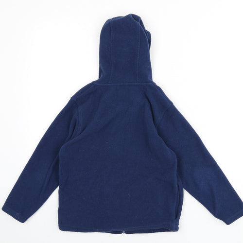 EWM Boys Blue Jacket Size 7-8 Years Zip - Roarsome Dude!, Dinosaur