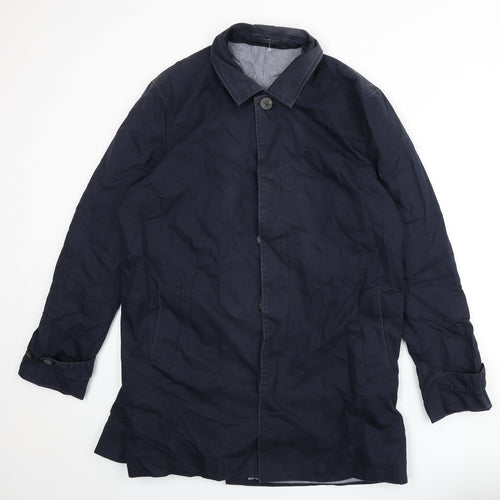 Jaeger Mens Blue Jacket Size XL Button