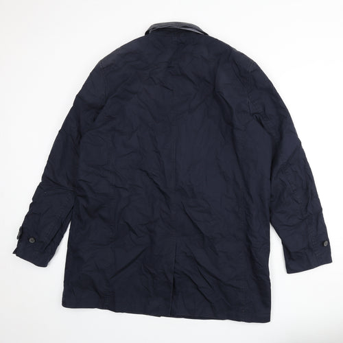 Jaeger Mens Blue Jacket Size XL Button