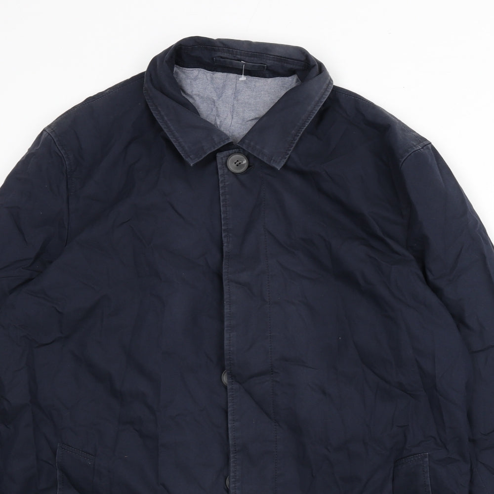 Jaeger Mens Blue Jacket Size XL Button