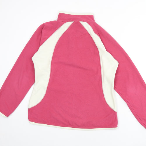 Peter Storm Womens Pink Polyester Pullover Sweatshirt Size 14 Zip