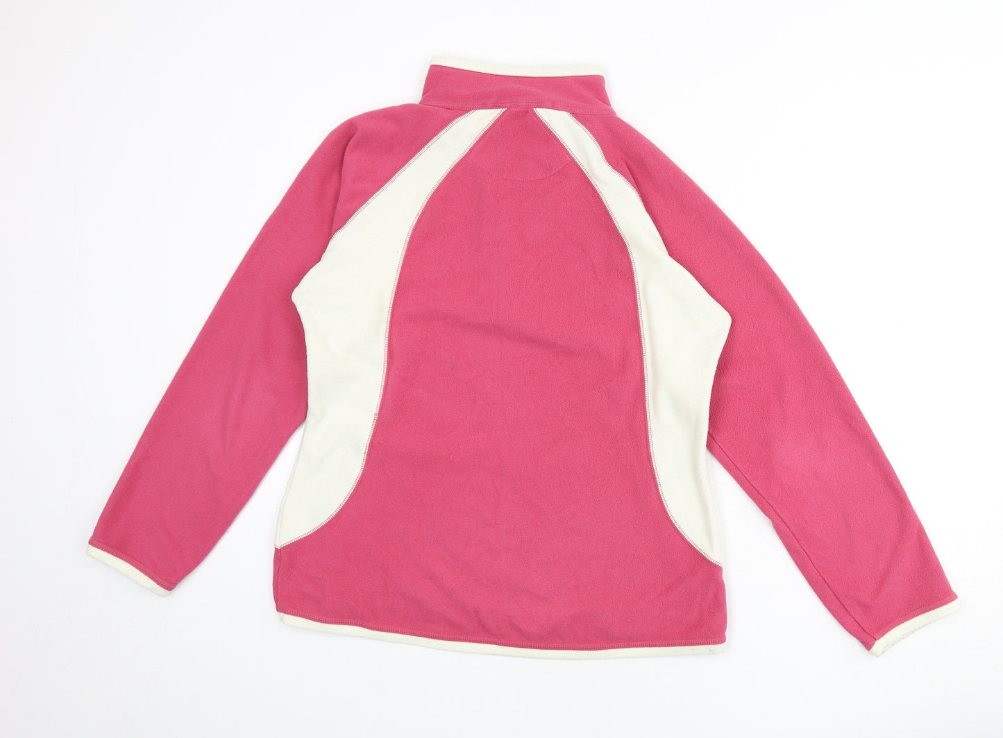 Peter Storm Womens Pink Polyester Pullover Sweatshirt Size 14 Zip