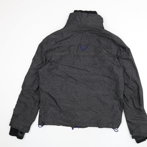 Superdry Mens Grey 3-in-1 Jacket Jacket Size L Zip