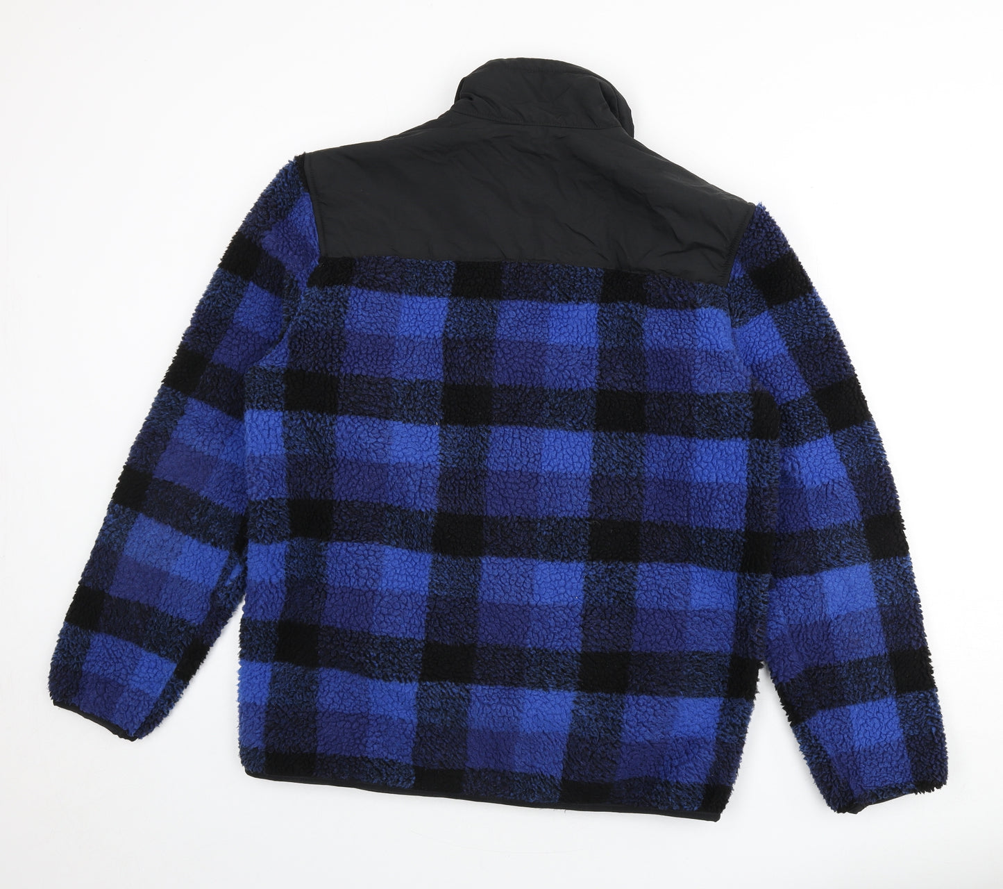 Regatta Mens Blue Plaid Jacket Size L Zip