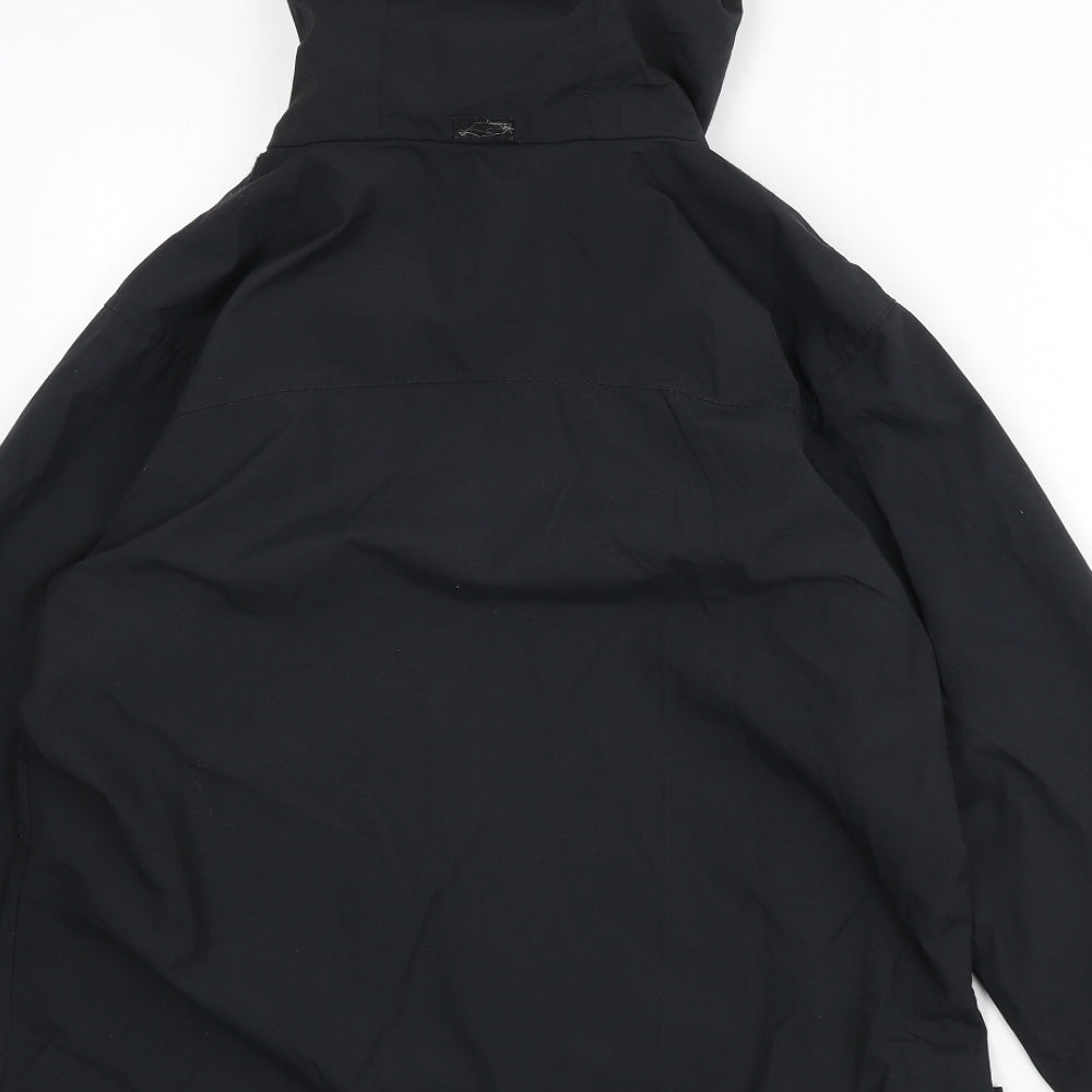 Karrimor Womens Black Rain Coat Coat Size 12 Zip - Weathertite