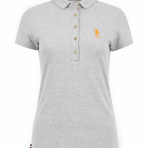 US Polo Assn. Mens Grey Cotton Polo Size XS Collared Button - Size 2xs