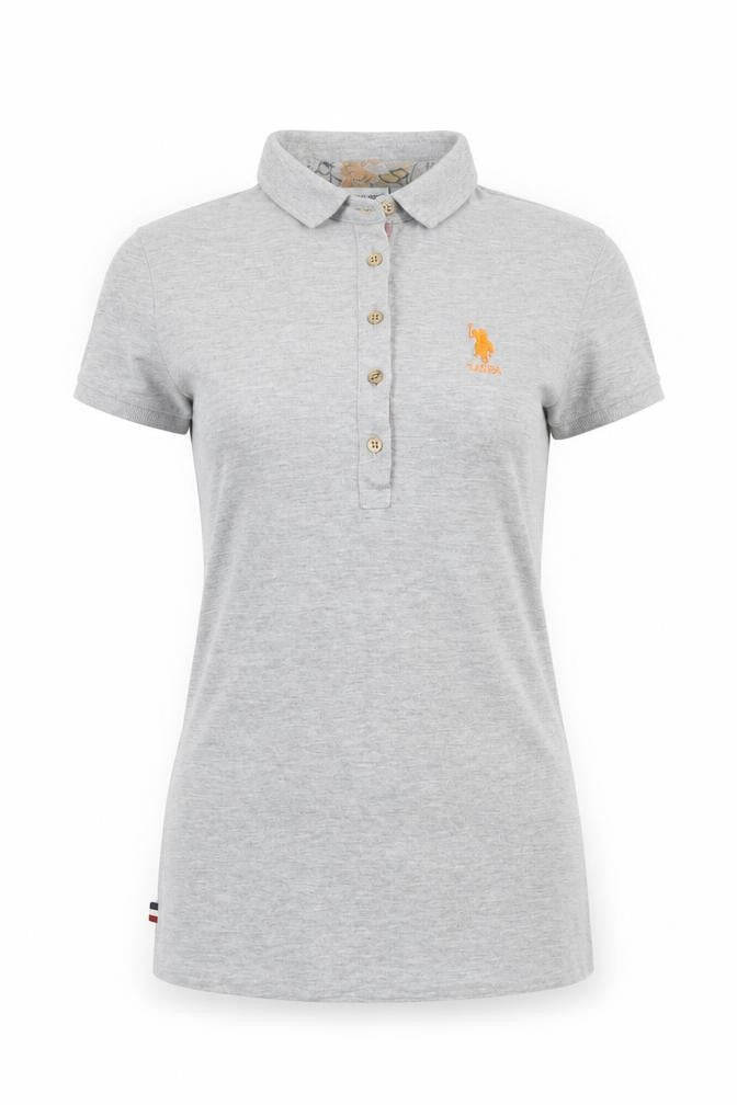 US Polo Assn. Mens Grey Cotton Polo Size XS Collared Button - Size 2xs