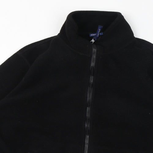 Prouneek Mens Black Jacket Size S Zip