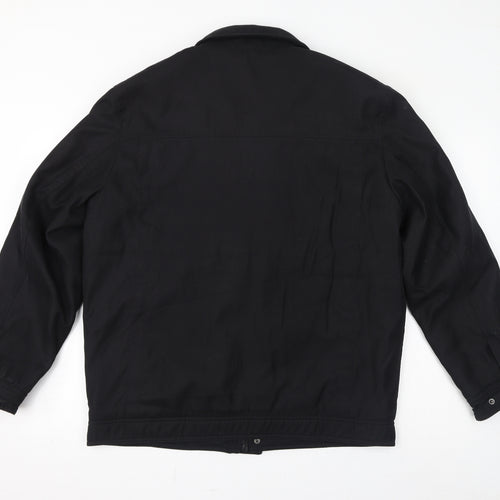 Headland Mens Black Jacket Size L Zip