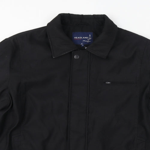 Headland Mens Black Jacket Size L Zip