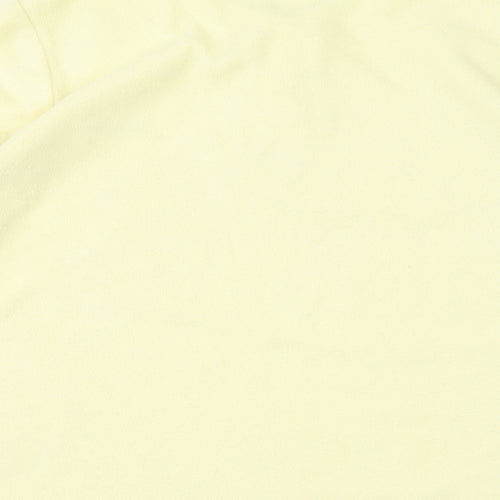 Nero Notte Womens Yellow Polyester Pullover Sweatshirt Size M Pullover