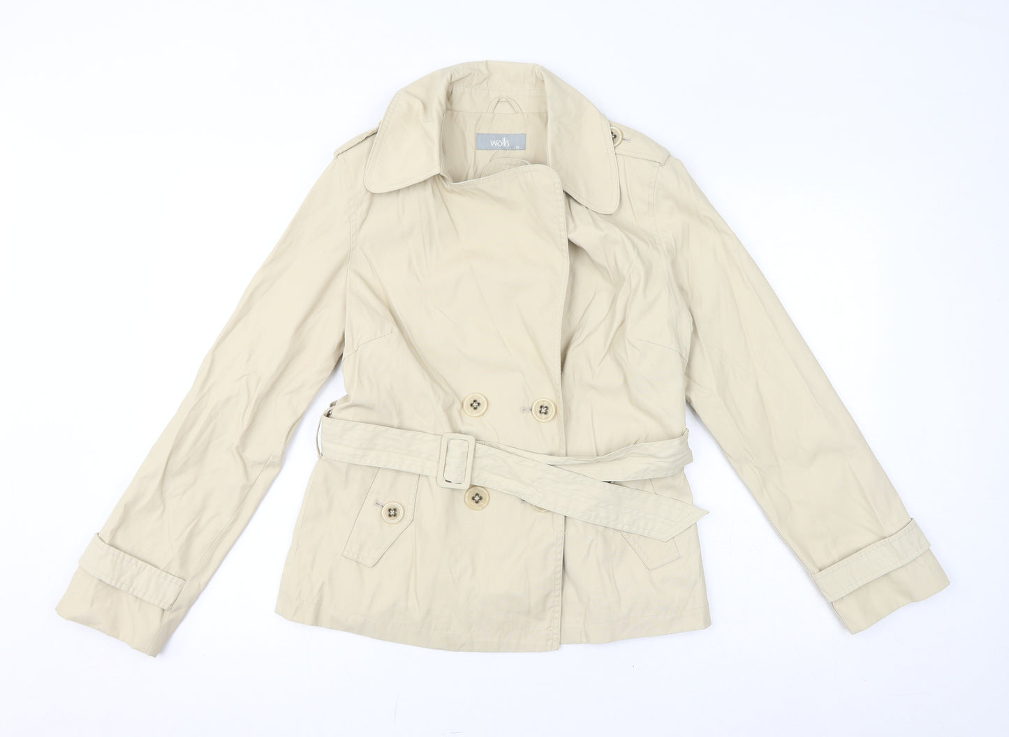 Wallis Womens Ivory Jacket Size 12 Button