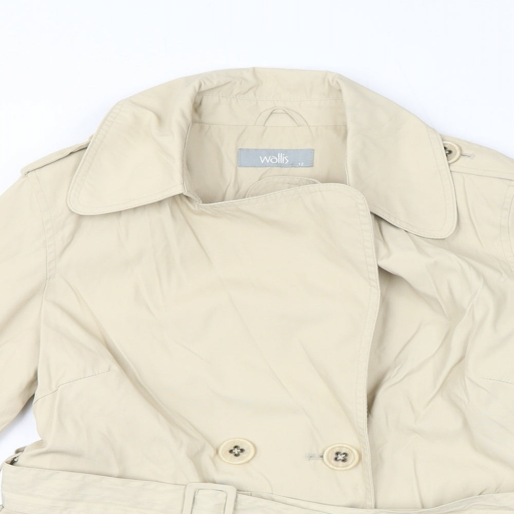 Wallis Womens Ivory Jacket Size 12 Button