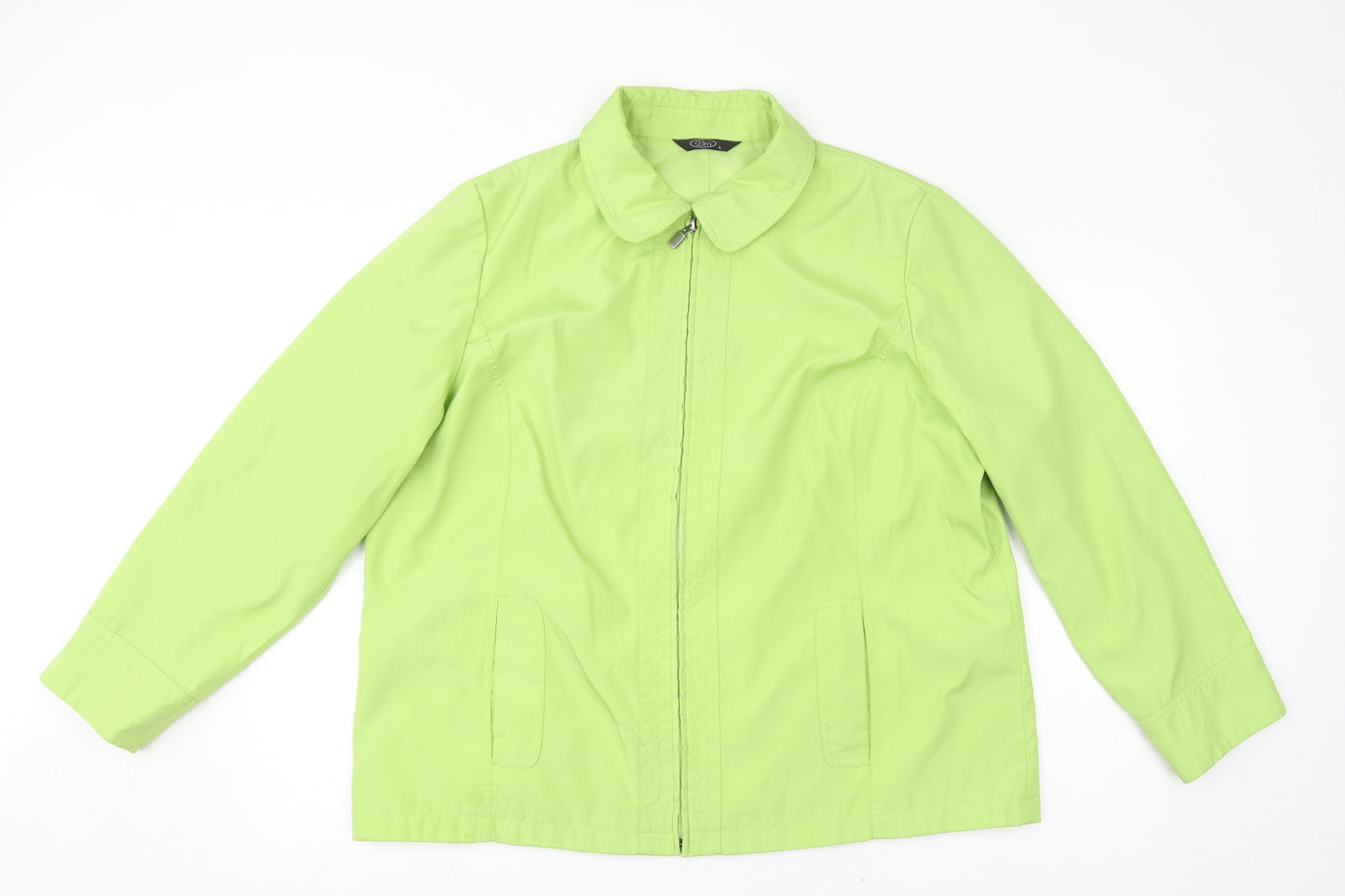 Bonmarché Womens Green Jacket Size L Zip