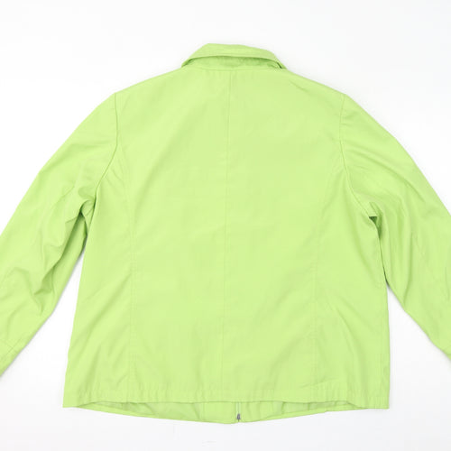 Bonmarché Womens Green Jacket Size L Zip
