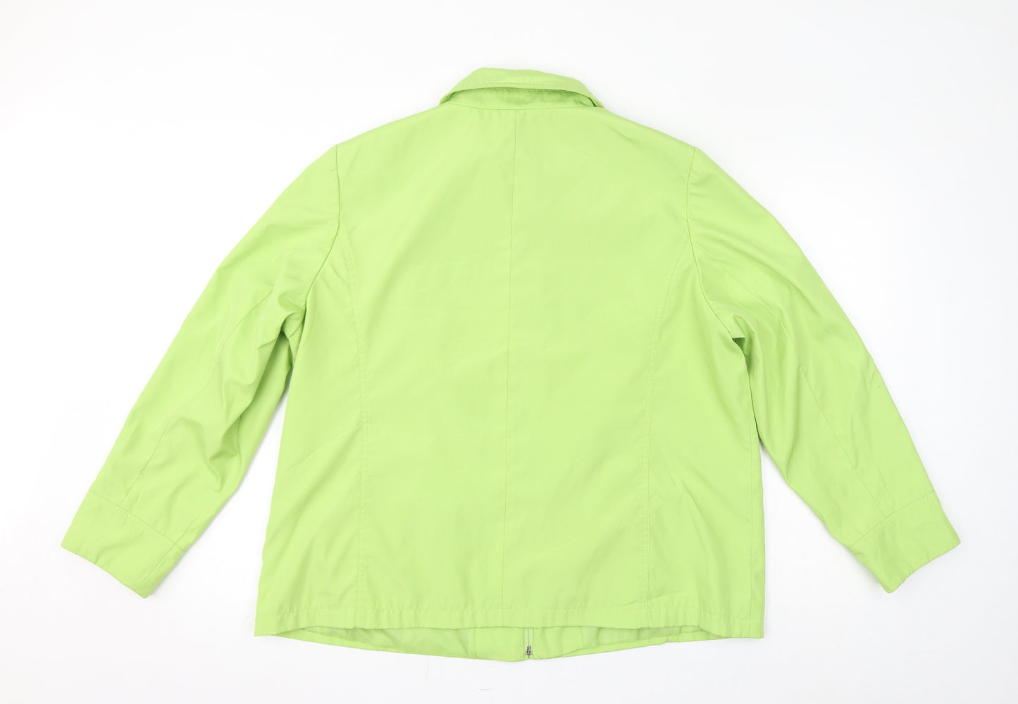 Bonmarché Womens Green Jacket Size L Zip
