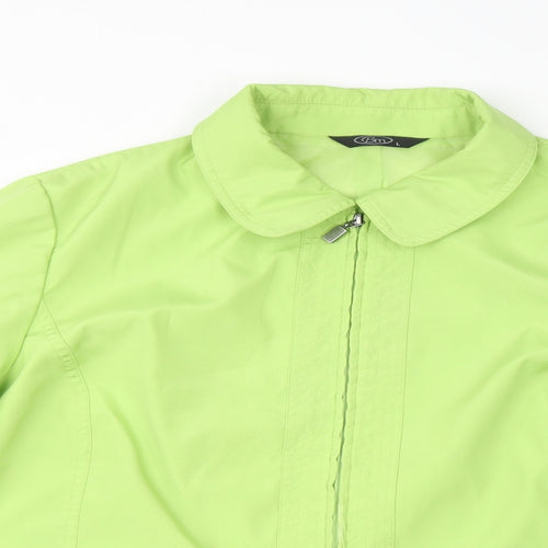 Bonmarché Womens Green Jacket Size L Zip