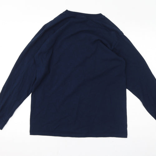 Conscious Apparel Womens Blue Cotton Pullover Sweatshirt Size M Pullover - Scull, Mexico