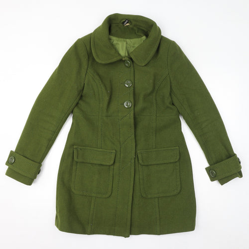 Divided by H&M Womens Green Jacket Size 14 Button