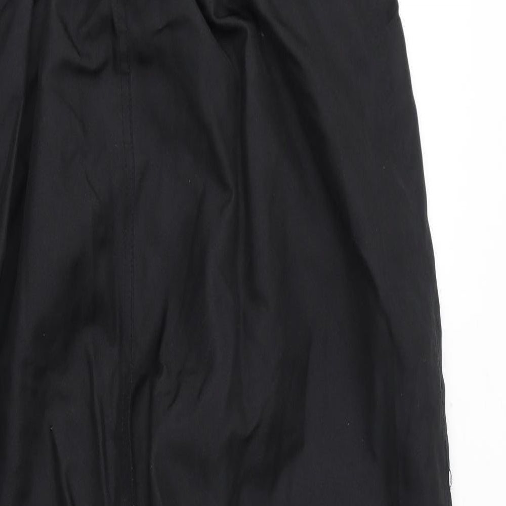 Trespass Mens Black Polyester Snow Pants Trousers Size L L30 in Regular Zip