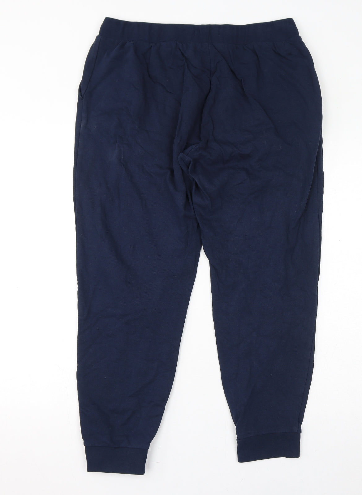 US Polo Assn. Womens Blue Cotton Jegging Trousers Size XL L28 in Regular Drawstring