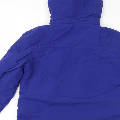 Mini Boden Boys Blue Jacket Size 7-8 Years Zip - Reflective, Ski Jacket