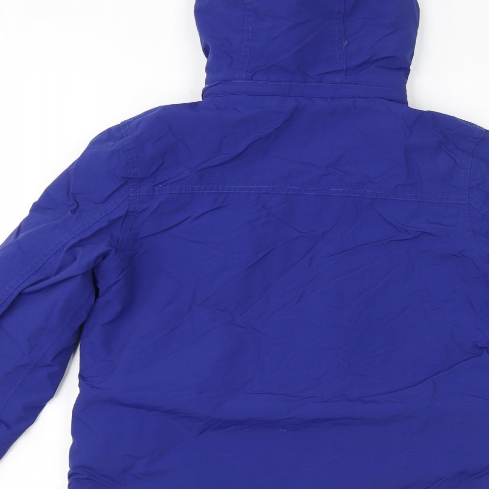 Mini Boden Boys Blue Jacket Size 7-8 Years Zip - Reflective, Ski Jacket