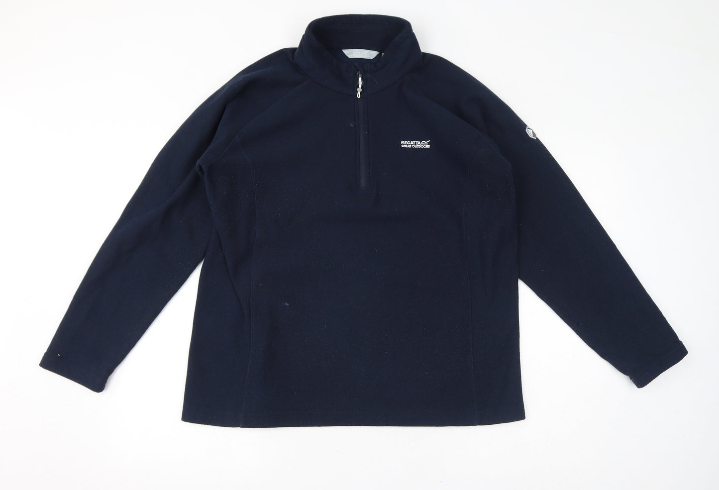 Regatta Womens Blue Polyester Pullover Sweatshirt Size 18 Pullover
