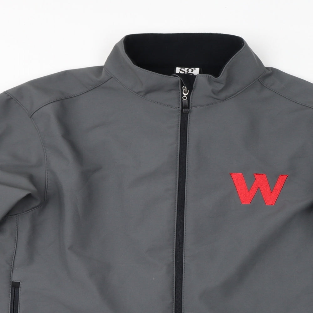 SG Mens Grey Jacket Size M Zip - W