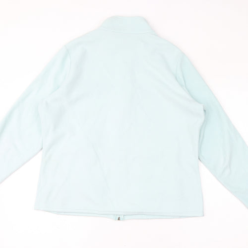 Marks and Spencer Womens Blue Jacket Size 18 Zip