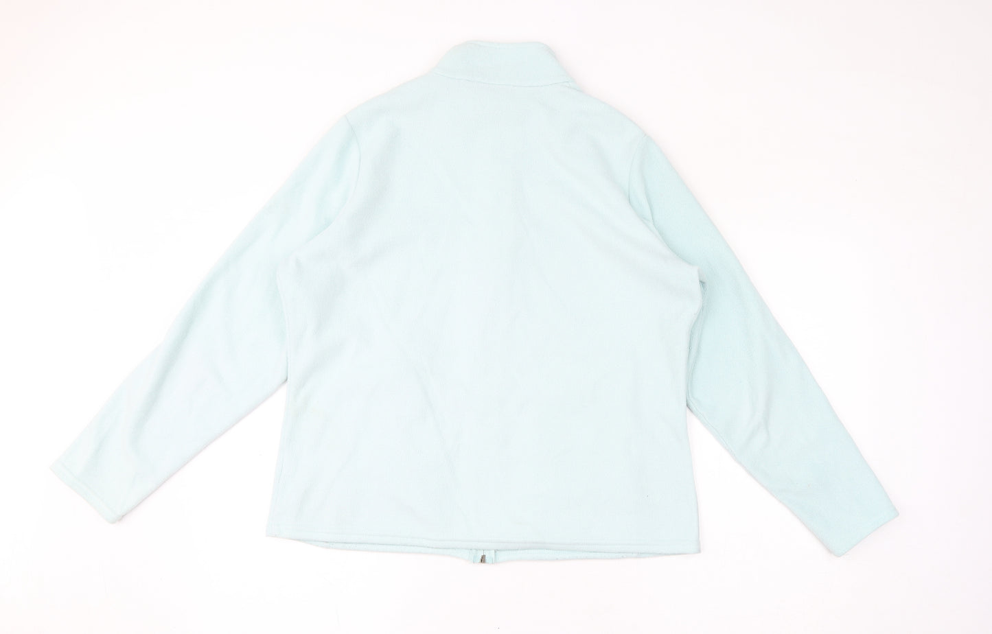Marks and Spencer Womens Blue Jacket Size 18 Zip