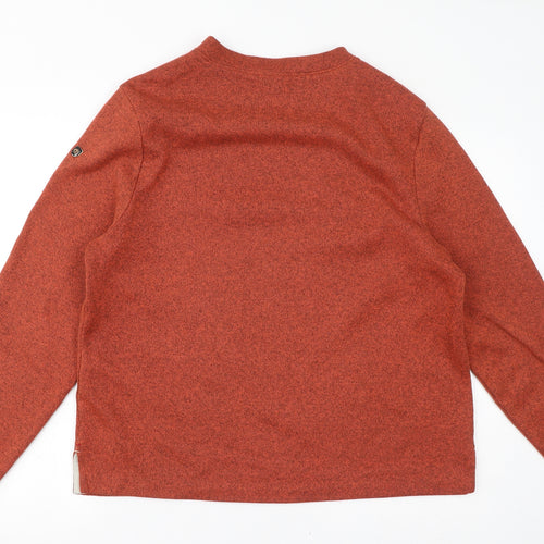 Craghoppers Womens Orange Round Neck Polyester Pullover Jumper Size 20