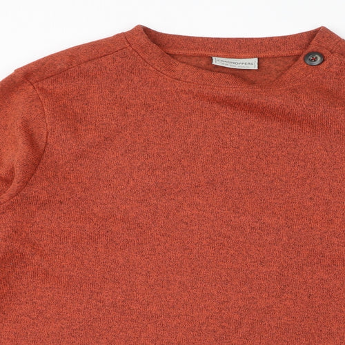 Craghoppers Womens Orange Round Neck Polyester Pullover Jumper Size 20