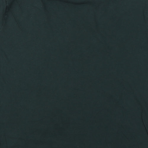 Burton Womens Green Cotton Basic T-Shirt Size L Crew Neck