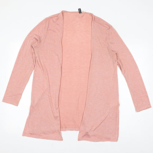 Divided by H&M Womens Pink V-Neck Polyester Cape Jumper Size M