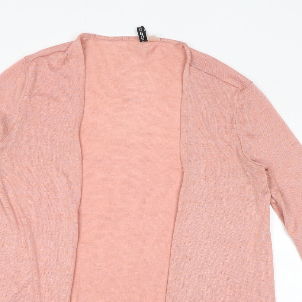 Divided by H&M Womens Pink V-Neck Polyester Cape Jumper Size M